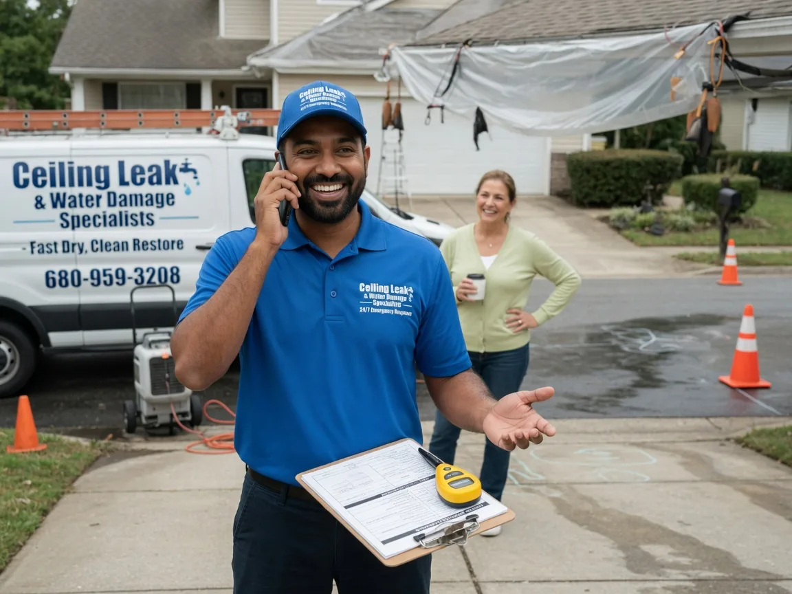 Ceiling Leak Cleanup Ledgewood, NJ FAQs
